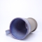Kubek ceramiczny 380 ml  betonowy z niebieskim wnętrzem 5