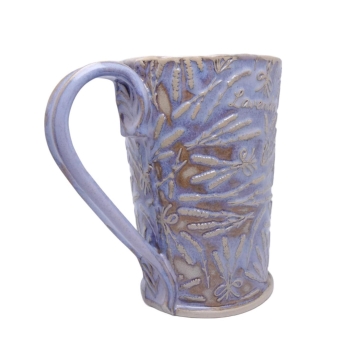 Kubek ceramiczny 800 ml lawendowy