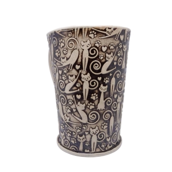Kubek ceramiczny 800 ml w kotki 3