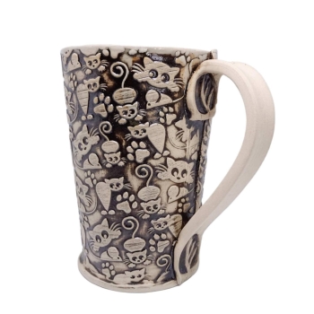 Kubek ceramiczny 800 ml  w koty 1