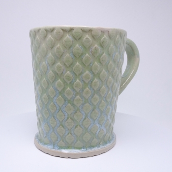 Kubek ceramiczny 500 ml seledynowy w łezkę 1