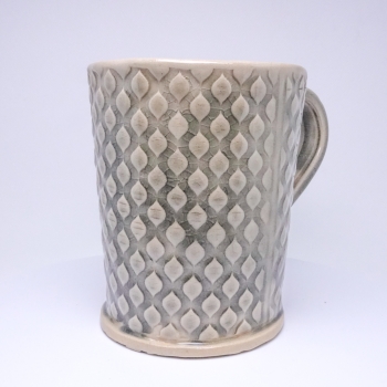 Kubek ceramiczny 500 ml w szarą łezkę 4