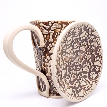 Kubek ceramiczny 380 ml w łapki 1