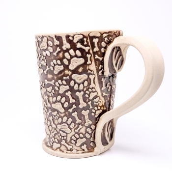 Kubek ceramiczny 380 ml w łapki 2