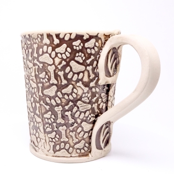 Kubek ceramiczny 500 ml w łapki 2