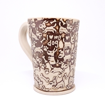 Kubek ceramiczny 380 ml w pieski 4