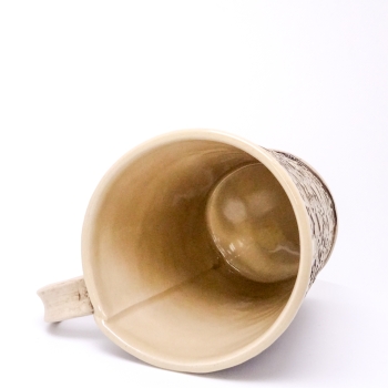 Kubek ceramiczny , czarny, pieski 500ml 6