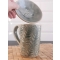 Kubek ceramiczny, szary, paprotka 380ml