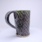 Kubek ceramiczny 380 ml  zielony w łezki1
