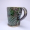 Kubek ceramiczny 500 ml zielony w łezki 4