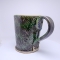 Kubek ceramiczny 500 ml zielony w listki 4
