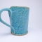 Kubek ceramiczny 500 ml turkusowy w akant 3