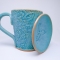 Kubek ceramiczny 500 ml turkusowy w akant 2