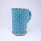 Kubek ceramiczny 380 ml turkusowy w łezkę 4