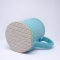 Kubek ceramiczny 500 ml turkusowy w łezkę 5