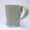 Kubek ceramiczny 500 ml seledynowy w łezkę