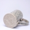 Kubek ceramiczny 380 ml szary w listki 5