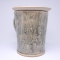 Kubek ceramiczny 500 ml szary w kaktusy