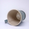 Kubek ceramiczny 500 ml niebieski w listki 6