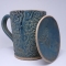 Kubek ceramiczny 500 ml w niebieski akant 1