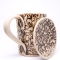 Kubek ceramiczny , czarny, pieski 500ml 1