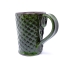 Kubek ceramiczny 380ml zielony w łezki 2