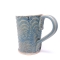 Kubek ceramiczny 380 ml niebieski w paprotki2