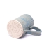 Kubek ceramiczny 380 ml niebieski w paprotki5