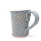 Kubek ceramiczny 380 ml niebieski w łezkę 2