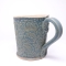 Kubek ceramiczny 500 ml niebieski w róże 4