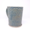 Kubek ceramiczny 500 ml niebieski w róże 2