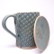 Kubek ceramiczny 500 ml niebieski w łezkę 1