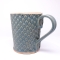 Kubek ceramiczny 500 ml niebieski w łezkę 4