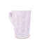 Kubek ceramiczny 380 ml białe listki 3
