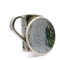 Kubek ceramiczny 380 ml zielony w liście marychy 1