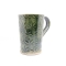 Kubek ceramiczny 380 ml zielony w liście marychy 3