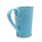 Kubek ceramiczny 800 ml turkusowe łezki