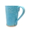 Kubek ceramiczny 800 ml turkusowy akant 1
